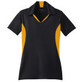 Sport-Tek Women's Side Blocked Micropique Sport-Wick Polo.