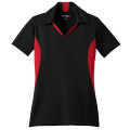 Sport-Tek Women's Side Blocked Micropique Sport-Wick Polo.