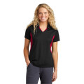 Sport-Tek Women's Side Blocked Micropique Sport-Wick Polo.