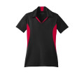 Sport-Tek Women's Side Blocked Micropique Sport-Wick Polo.