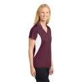 Sport-Tek Women's Side Blocked Micropique Sport-Wick Polo.