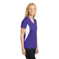 Sport-Tek Women's Side Blocked Micropique Sport-Wick Polo.