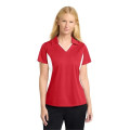 Sport-Tek Women's Side Blocked Micropique Sport-Wick Polo.