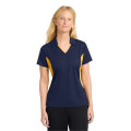 Sport-Tek Women's Side Blocked Micropique Sport-Wick Polo.