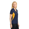 Sport-Tek Women's Side Blocked Micropique Sport-Wick Polo.