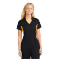 Sport-Tek Women's Side Blocked Micropique Sport-Wick Polo.