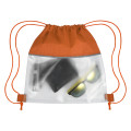 Reflective Heathered Frost Drawstring Bag