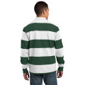 Sport-Tek Classic Long Sleeve Rugby Polo.