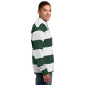 Sport-Tek Classic Long Sleeve Rugby Polo.