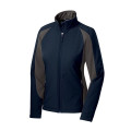Sport-Tek Women's Colorblock Soft Shell Jacket.