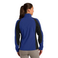 Sport-Tek Women's Colorblock Soft Shell Jacket.