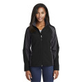 Sport-Tek Women's Colorblock Soft Shell Jacket.