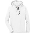 Gildan 100% Ring Spun Cotton Long Sleeve Hooded T-Shirt.