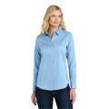Port Authority Women's Long Sleeve SuperPro React Twill S...
