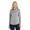 Port Authority Women's Long Sleeve SuperPro React Twill S...