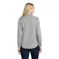 Port Authority Women's Long Sleeve SuperPro React Twill S...