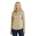 Port Authority Women's Long Sleeve SuperPro React Twill S...