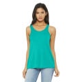 BELLA+CANVAS Women's Flowy Racerback Tank.