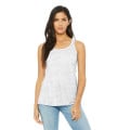 BELLA+CANVAS Women's Flowy Racerback Tank.