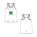 BELLA+CANVAS Women's Flowy Racerback Tank.