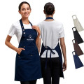 13 oz. Canvas Kitchen Apron w/ Buttons & 2 front pockets