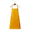 14 oz. Canvas Kitchen Apron w/ Leather accent & 2 pockets
