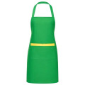 8 oz. Uniform fabric two-tone Kitchen aprons w/ 2 pockets