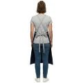 100% Cotton Canvas Kitchen Aprons w/ Detachable cross straps