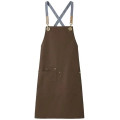 100% Cotton Canvas Kitchen Aprons w/ Detachable cross straps
