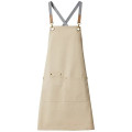100% Cotton Canvas Kitchen Aprons w/ Detachable cross straps