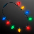 9 Lights Christmas Bulb Necklace