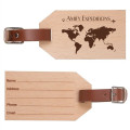 Wood Luggage Tag