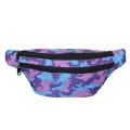 Camouflage Fanny Pack w/ 3 Zippers & Custom Logo, 13"W x 6"H