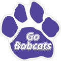 Small Paw Print Car Sign Magnet