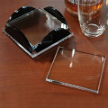 Square Glass Coaster Set