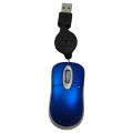 Mini Optical Mouse w/ Metallic Finish Wired