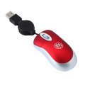 Mini Optical Mouse w/ Metallic Finish Wired