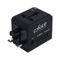 UNIVERSAL INTERNATIONAL TRAVEL AC ADAPTER WITH USB PORT