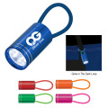 Glow In The Dark Aluminum LED Flashlight