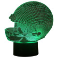 Football Helmet 3D LED Lamp