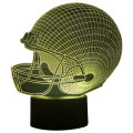 Football Helmet 3D LED Lamp