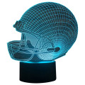 Football Helmet 3D LED Lamp