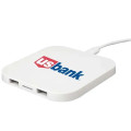 15W Wireless Charging Pad For Cell Phones With 2 USB Chargin