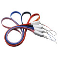 2 in 1 Lanyard USB charging and data cable for iPhone and An