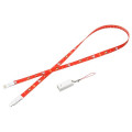 2 in 1 Lanyard USB charging and data cable for iPhone and An