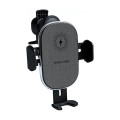 15W Fast Auto Sensing Car Wireless Charger Phone Mount With