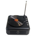 SonicWave Retro Record Player Shaped Bluetooth Speaker