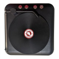 SonicWave Retro Record Player Shaped Bluetooth Speaker