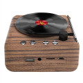 SonicWave Retro Record Player Shaped Bluetooth Speaker
