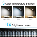 Desk Clamp LED Reading Lamp W/3 Color Temperatures And 14 Br